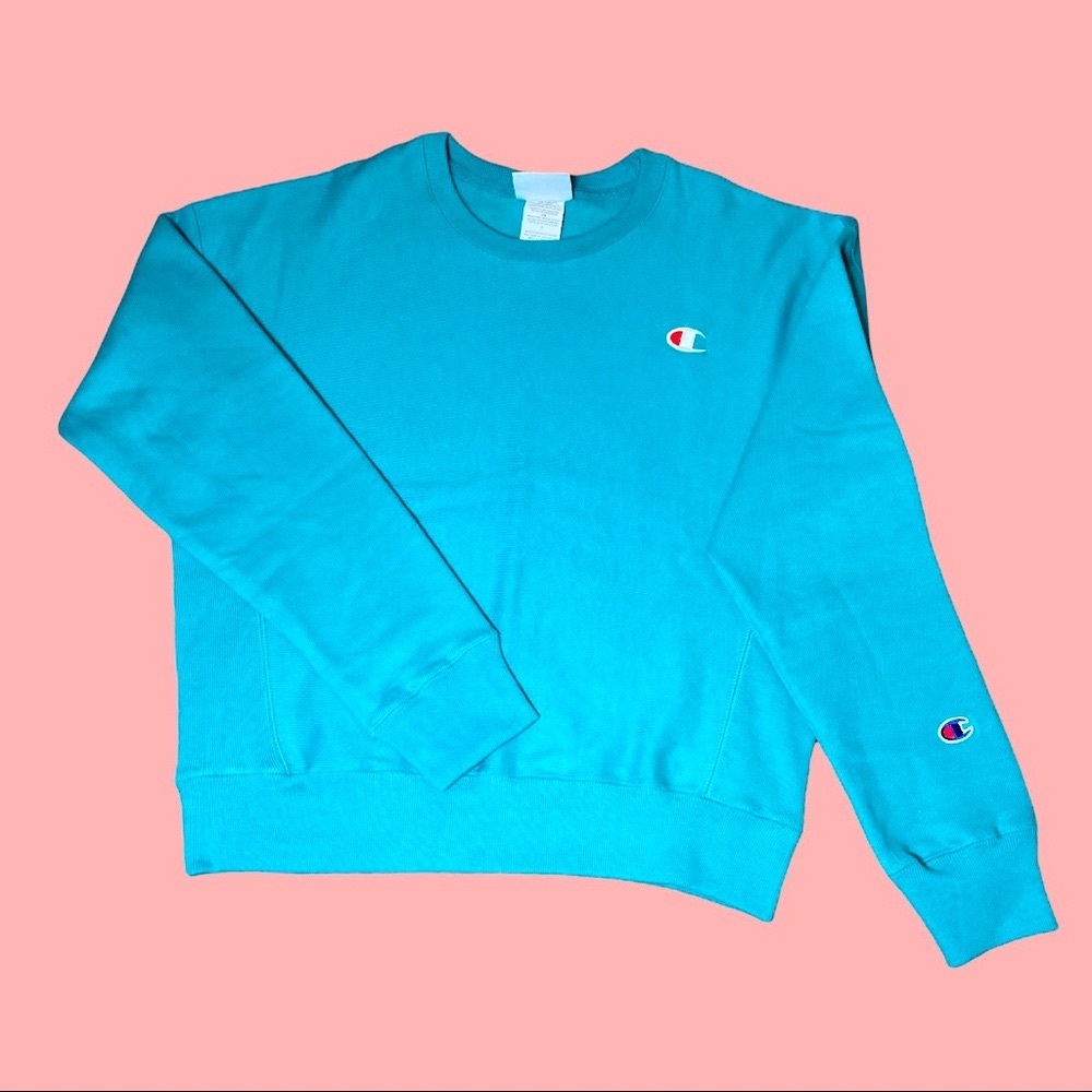 Champion Sweatshirt Teal green